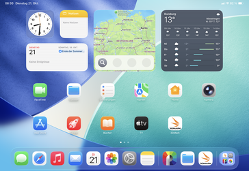 iPadOS 26 con design Liquid Glass