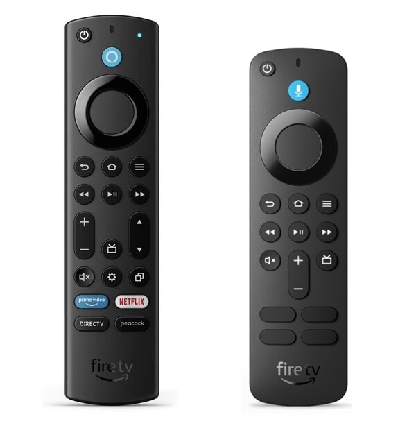 Alexa Voice Remote Enhanced (L) e Alexa Voice Remote (L). (Fonte immagine: Amazon)