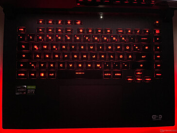 Asus ROG Strix G15 G513 - Retroilluminazione della tastiera