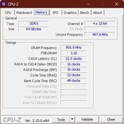 CPU-Z Memoria