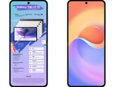 Un'approssimazione di come sarà il Galaxy Z Flip3. (Fonte: Ice Universe)