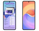 Un'approssimazione di come sarà il Galaxy Z Flip3. (Fonte: Ice Universe)