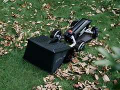 Il robot rasaerba EcoFlow Blade può anche spazzare foglie e rami. (Fonte: EcoFlow)