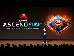 L&#039;annuncio del chip AI dell&#039;Ascend 910C. (Fonte: Huawei)