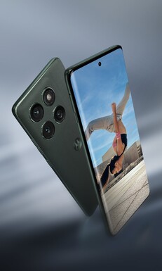 Il Motorola Edge 2025 ha una finitura in finta pelle. (Fonte: Evan Blass)