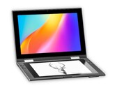 L'OkPad combina un display E Ink con un LCD. (Fonte: Bluegen)