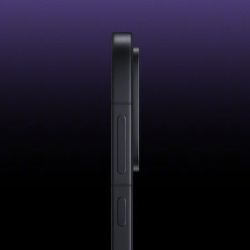 Vista laterale del telefono