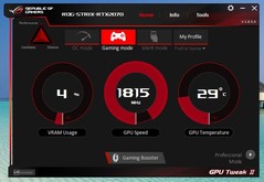 Asus GPU Tweak II (Modalità Gaming)