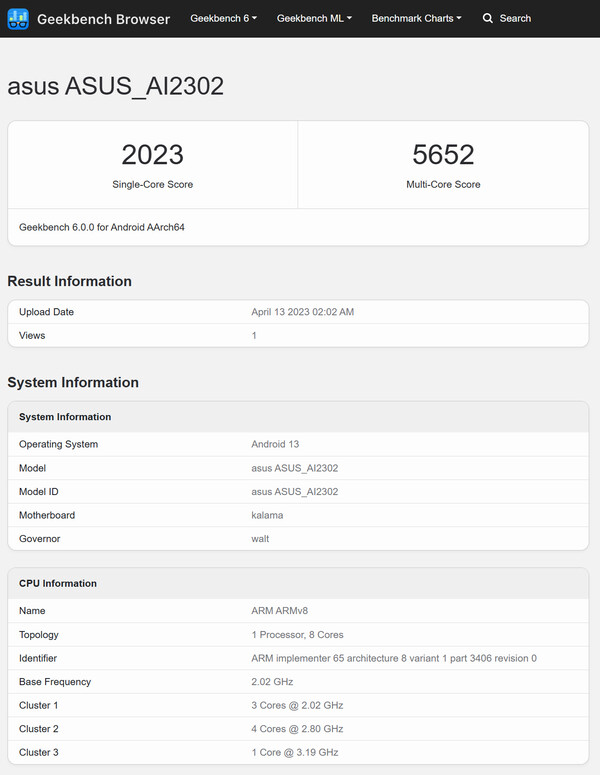 (Fonte: Geekbench)