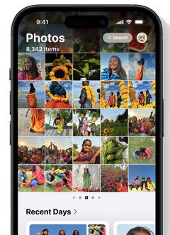 iOS 18 apporta un&#039;importante revisione all&#039;app Foto. (Immagine via Apple)