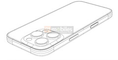 Si dice che l&#039;iPhone 16 Pro avrà un totale di cinque pulsanti hardware. (Fonte immagine: 91mobiles)