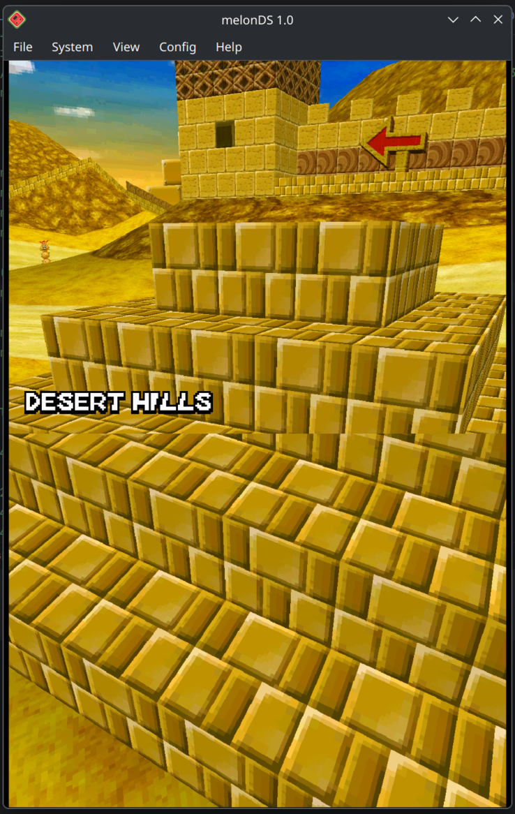 melonDS 1.0 beta screenshot (Fonte: Arisotura - sviluppatore di melonDS)