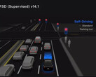 Tesla FSD 14 selezione parcheggio visiva. (Fonte: Tesla)