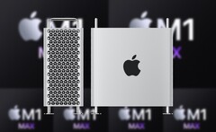 Il refresh del Mac Pro previsto per il 2022 potrebbe utilizzare più processori collegati Apple M1 Max. (Fonte immagine: Apple - modificato)