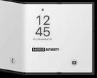Rendering non ufficiale del tri-fold di Samsung. (Fonte: Android Authority)