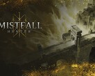 Immagine chiave di *Mistfall Hunter* che mette in risalto il mondo dark fantasy del Gyldenmist.