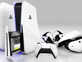 Entro settembre 2023 potrebbe arrivare sugli scaffali una console PlayStation 5 rielaborata. (Immagine concettuale della PS5 Slim: VR4Player.fr)