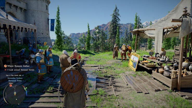 Preset cinematografico con ricostruzione del raggio