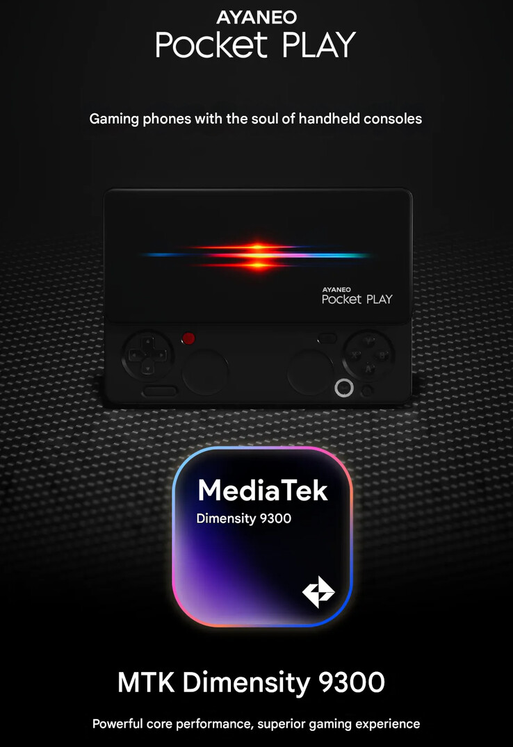 L'annuncio della rivelazione del SoC del Pocket Play (Fonte immagine: Ayaneo - traduzione automatica)