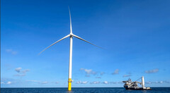 Tutte le fondamenta e 45 delle 65 turbine sono già state installate. (Fonte: Ørsted)