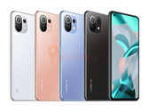 Lo Xiaomi 11 Lite 5G NE arriverà in quattro colori. (Fonte immagine: @ishanagarwal24 &amp; Pricebaba)