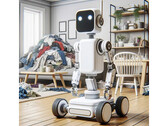 Il sistema AI di OK-Robot riesce a raccogliere solo il 58,5% degli oggetti in case particolarmente disordinate (immagine simbolica: DALL-E / AI)