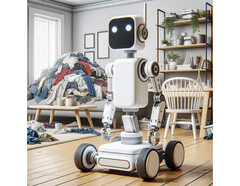 Il sistema AI di OK-Robot riesce a raccogliere solo il 58,5% degli oggetti in case particolarmente disordinate (immagine simbolica: DALL-E / AI)