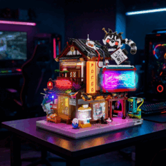 Il nuovo negozio di manga di Lumibricks è illuminato