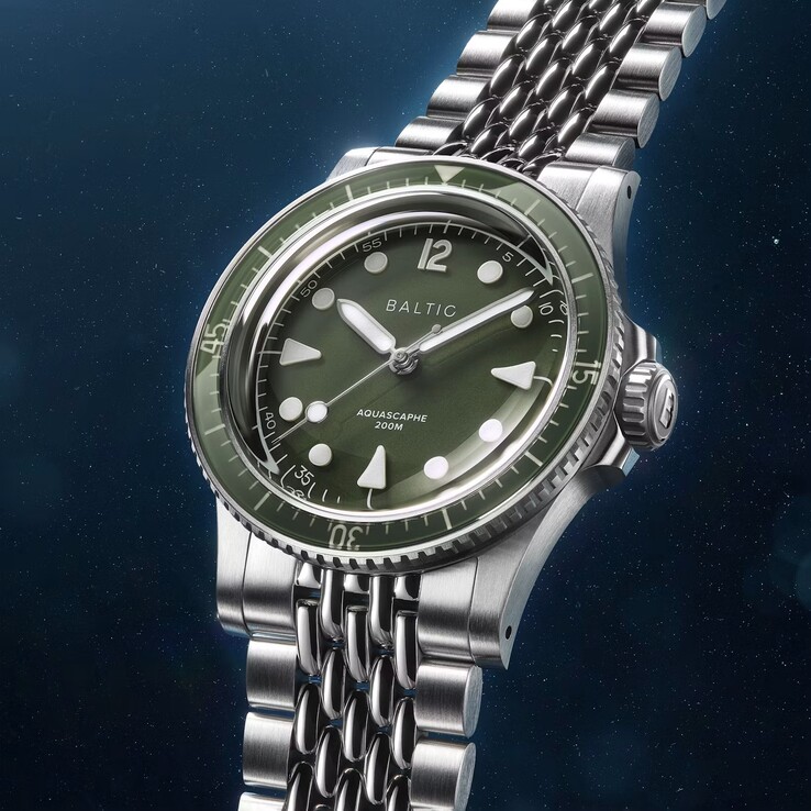 Il Baltic Aquascaphe MK2 ha una resistenza all'acqua di 200 m (20 bar) (Fonte: Baltic)