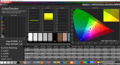 CalMAN: ColorChecker - non calibrato