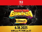 Teaser del Donkey Kong Bananza Direct. Mercoledì 18 giugno il Direct svelerà alcune informazioni sul prossimo gioco per Switch 2 (Fonte: Nintendo)