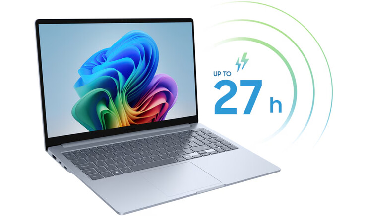 È improbabile che Galaxy Book5 Edge raggiunga le 27 ore di autonomia nel mondo reale. (Fonte: Samsung)