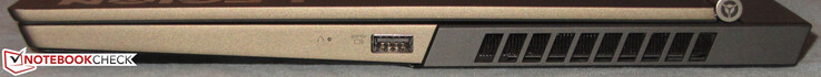 Lato destro: Porta USB 3.2 Gen 1 (Tipo-A)