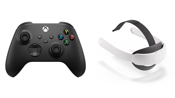Si prevede che Meta Quest 3S Xbox Edition sia dotato di un controller wireless Xbox e di una cinghia Meta Quest Elite. (Fonte: Xbox & Meta)