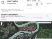 Tracking Garmin Edge 520 - cavalcavia