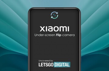 Fotocamera flip sotto il display di Xiaomi. (Fonte: LetsGoDigital)