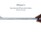 Apple ha recentemente presentato l'iPhone Air, l'iPhone più sottile di sempre. (Fonte immagine: Apple)