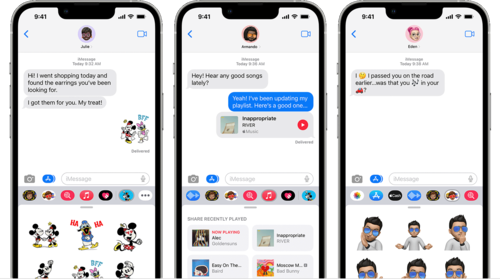 iMessage offre un'esperienza senza soluzione di continuità, ma la situazione cambia quando gli utenti di iPhone inviano messaggi a utenti che non utilizzano iMessage (Fonte: Apple)