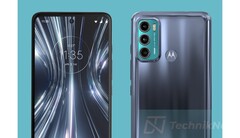 Un rendering del Moto G60. (Fonte: TechnikNews)