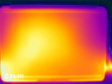 Test di stress delle temperature superficiali (in alto)