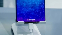 Il nuovo display Visionox. (Fonte: Digital Chat Station via Weibo)