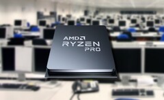 AMD probabilmente annuncerà presto le sue APU desktop Ryzen PRO 5000G per il business. (Fonte immagine: AMD/Verite - modificato)