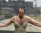 Trevor di GTA 5 come Lucia di GTA 6 nel Trailer 2 ricreato. (Fonte immagine: Gu1maz su YouTube)