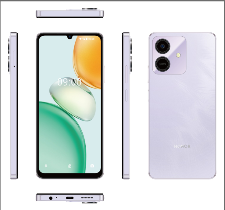 Il sito Honor Play10 4G in una colorazione viola stellare (fonte: Honor)
