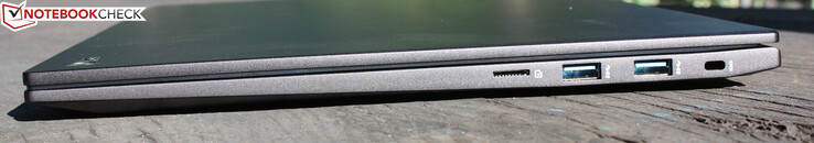 Lettore di schede MicroSD, 2 USB 3.1 Gen2 Type-A, slot Kensington