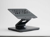 Smart Motion Concept di Lenovo è un supporto per computer portatile che si regola automaticamente in base ai movimenti dell'utente. (Fonte: Lenovo)