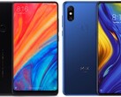 The Xiaomi Mi Mix 2S and Xiaomi Mi Mix 3 were both released in 2018. (Image source: Xiaomi - edited)