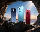 Il Realme 15x è disponibile nei colori Marine Blue, Aqua Blue e Maroon Red. (Immagine 