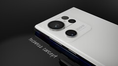 Rendering concettuale di Galaxy S23 Ultra. (Fonte: Technizo Concept)