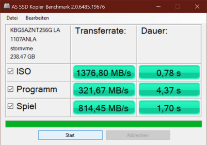 Benchmark di copia